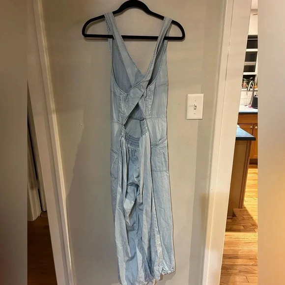 Prana Bahia Denim Jumpsuit Romper - Picture 7 of 8